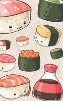 Kawaii Sushi Notebook