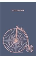 Notebook: Lined Writing and Note Taking Journal for Vintage Cycling Fans and Hipsters
