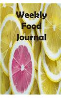 Weekly Food Journal: Meal Planner and shopping list. Ideal gift for food preparation people and dieters.