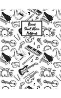 Blank Sheet Music Notebook