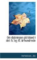 Om Digtningen P Island I Det 15. Og 16. Rhundrede