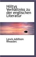 H Ltys Verh Ltniss Zu Der Englischen Literatur