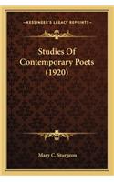 Studies of Contemporary Poets (1920)