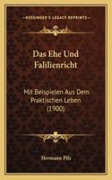 Das Ehe Und Falilienricht
