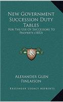 New Government Succession Duty Tables