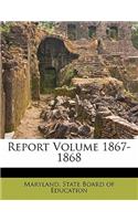 Report Volume 1867-1868