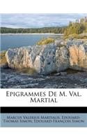 Epigrammes de M. Val. Martial