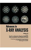 Advances in X-Ray Analysis