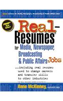 Real-Resumes for Media, Newspaper, Broadcasting & Public Affairs Jobs...