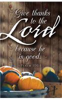 Give Thanks Thanksgiving Bulletin (Pkg of 50)