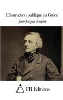 L'Instruction Publique En Grèce