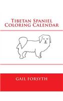 Tibetan Spaniel Coloring Calendar: (English)