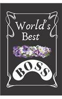 World's Best Boss.writing journal