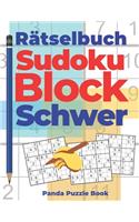 Rätselbuch Sudoku Block Schwer: Logikspiele Für Erwachsene