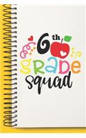 6 th Grade Squad Gift Team A beautiful personalized
