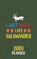 I Just Really Like Salamander 2020 Planner