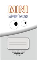 Mini Notebook for Kids ( Graph paper 1 cm _ white edition )