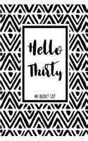 Hello Thirty My Bucket List