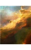 Sky Scene Space Theme Science School Composition Book 130 Pages