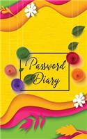 Password Diary: Password Diary Journal
