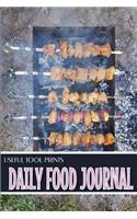 Useful Tool Prints Daily Food Journal: Food Journal Notebook Food Tracker Log 120 Pages 6"x9" Glossy Cover Book 03