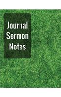 Journal sermon notes: With Calendar 2018-2019, Creative Workbook with simple Guide to Journaling: size 8.5x11 Inches Extra Large Made In USA