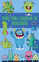 Libro para colorear de monstruos