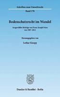 Bodenschutzrecht Im Wandel.