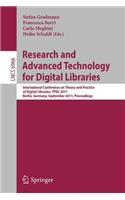 Research and Advanced Technology for Digital Libraries