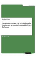 Namenmorphologie. Die morphologische Struktur der germanischen zweigliedrigen Rufnamen