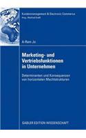 Marketing- Und Vertriebsfunktionen in Unternehmen