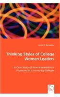 Thinking Styles of College Women Leaders