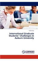 International Graduate Students' Challenges in Auburn University