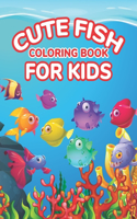 Cute Fish Coloring Book For Kids