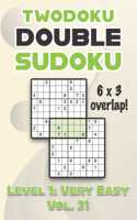 Twodoku Double Sudoku 6 x 3 Overlap Level 1