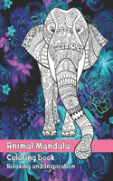 Animal Mandala - Coloring Book - Relaxing and Inspiration