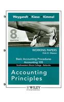 Accounting Principles Working Papers: Southwestern Illinois College
