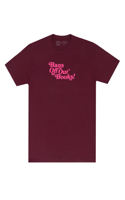 Bans Off Our Books (Maroon) Unisex T-Shirt Small