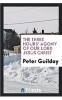 The Three Hours' Agony of Our Lord Jesus Christ: Given at the Church of Our Lady of Lourdes, New York, Good Friday, 1916