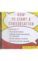How to Start a Conversation