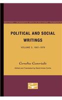 Political and Social Writings