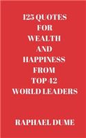 125 Quotes for Wealth and Happiness from Top 42 World Leaders