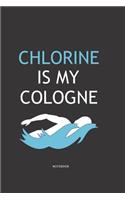 Notebook: Swimming Lined notebook ca A5 for notes, sketches, drawings, formulas, as a calendar or for learning; wide line grid; swimmers divers athlete
