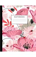 Notebook: Cute Lined Journal Ruled Composition Note Book to Draw and Write In for Girls and Boys - Home School Supplies for K-12 Grade Highschool and College: