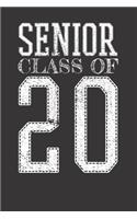 2020 Senior Class Graduation Notebook Journal