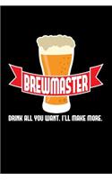 Brewmaster. Drink All You Want. I'll Make More.