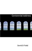 Centennial Address