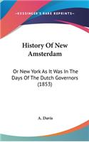 History Of New Amsterdam: Or New York As It Was In The Days Of The Dutch Governors (1853)(English)