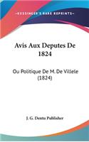 Avis Aux Deputes de 1824