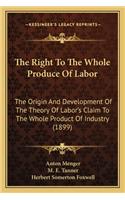Right to the Whole Produce of Labor